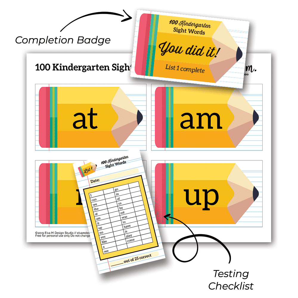 23 Kindergarten Sight Words Printable Flash Cards - Paris Corporation Regarding Cue Card Template Word