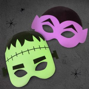 Halloween Paper Crafts - Masks