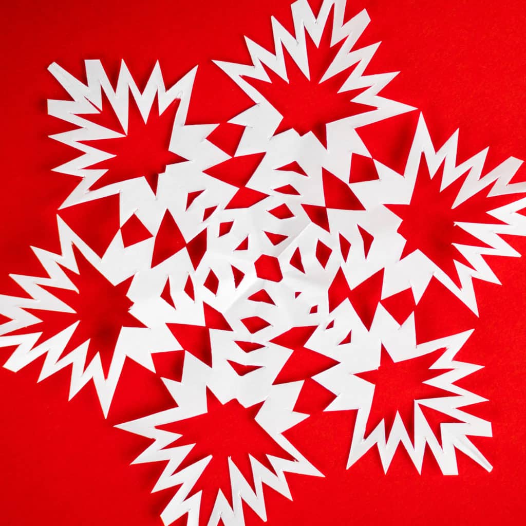 Paper Snowflake Template - Free Printable Download