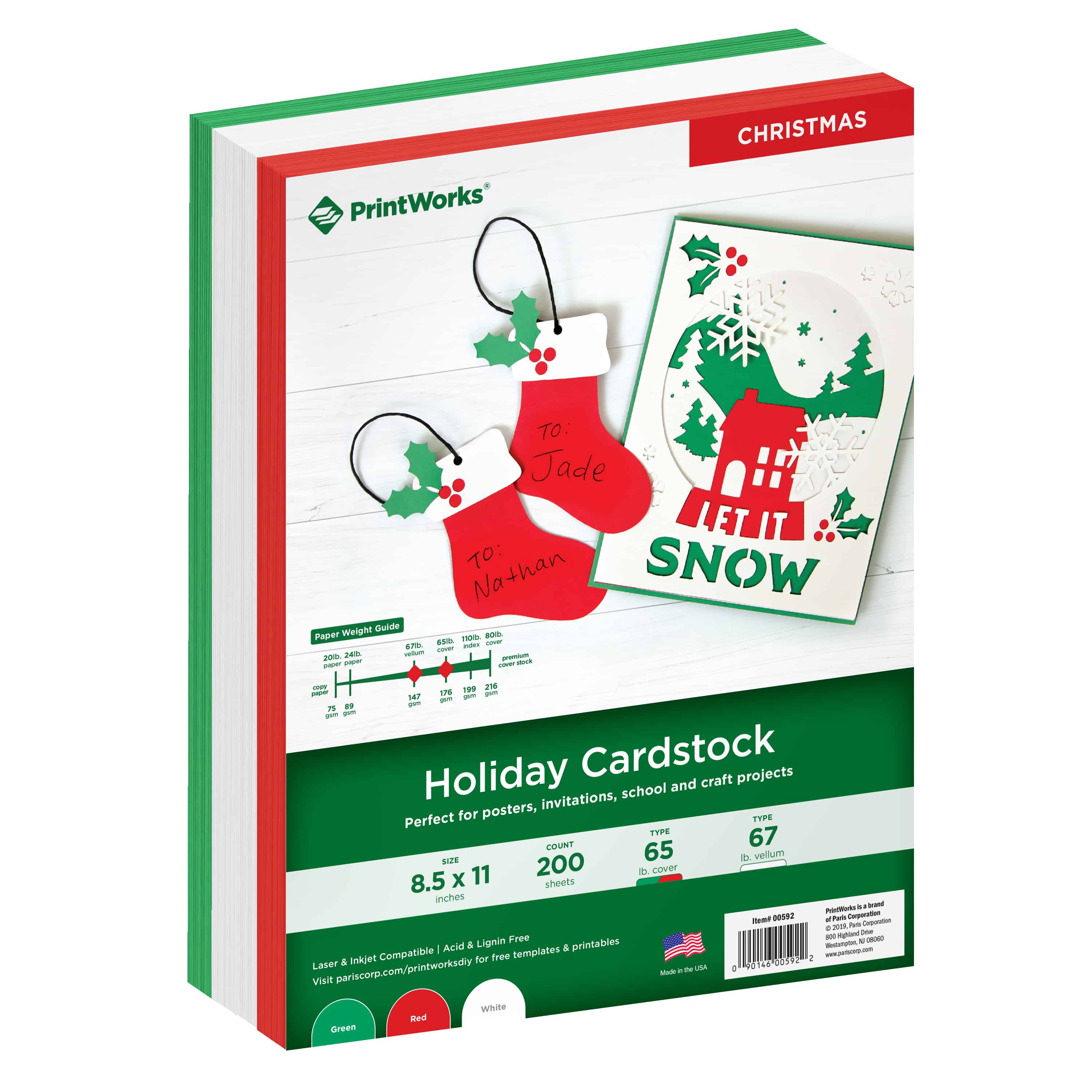 holiday crafts, cardstock, card stock, red cardstock, green cardstock, white cardstock, DIY cards, holiday gifts, Christmas crafts, Christmas decorations