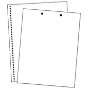 PrintWorks Professional Punched Papers, prepunched paper punched paper
