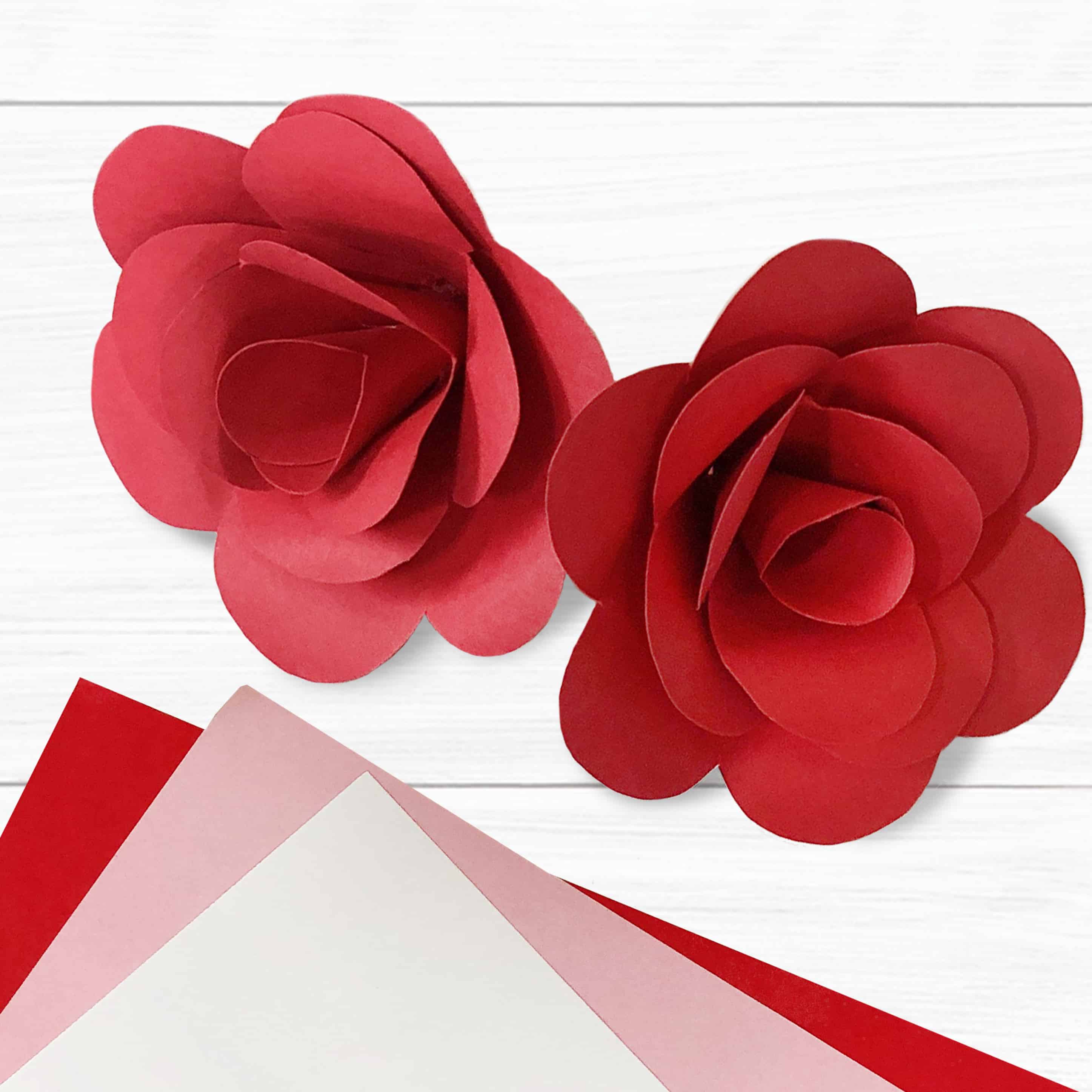 Free Printable Paper Rose Flower Templates Best Flower Site