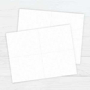 dot grid cards
