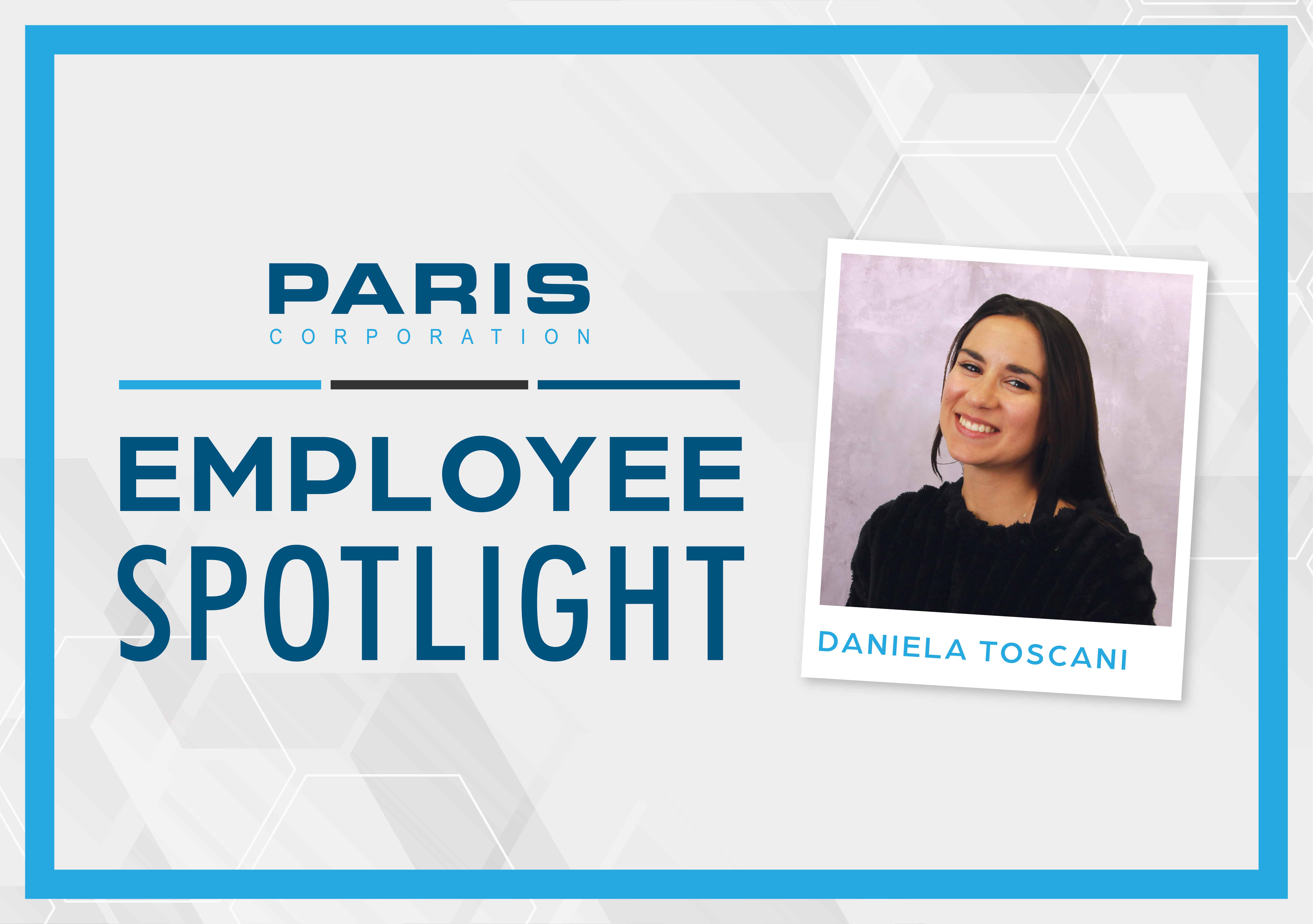 Daniela Toscani, corporation, employee, spotlight, coworkers, friends, 20 questions, interview, employee spotlight, employee engagement