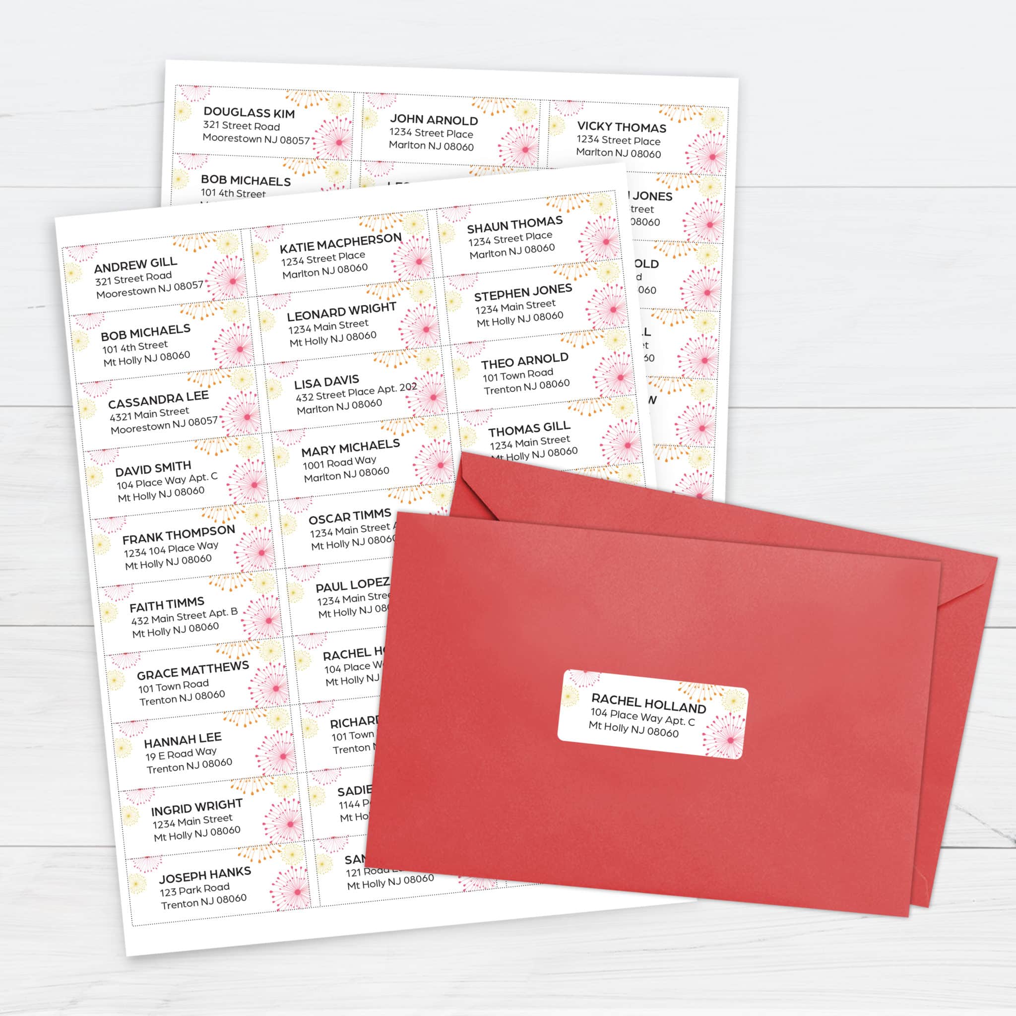 Address Labels for Personal Business by PrintWorks Paris Corporation