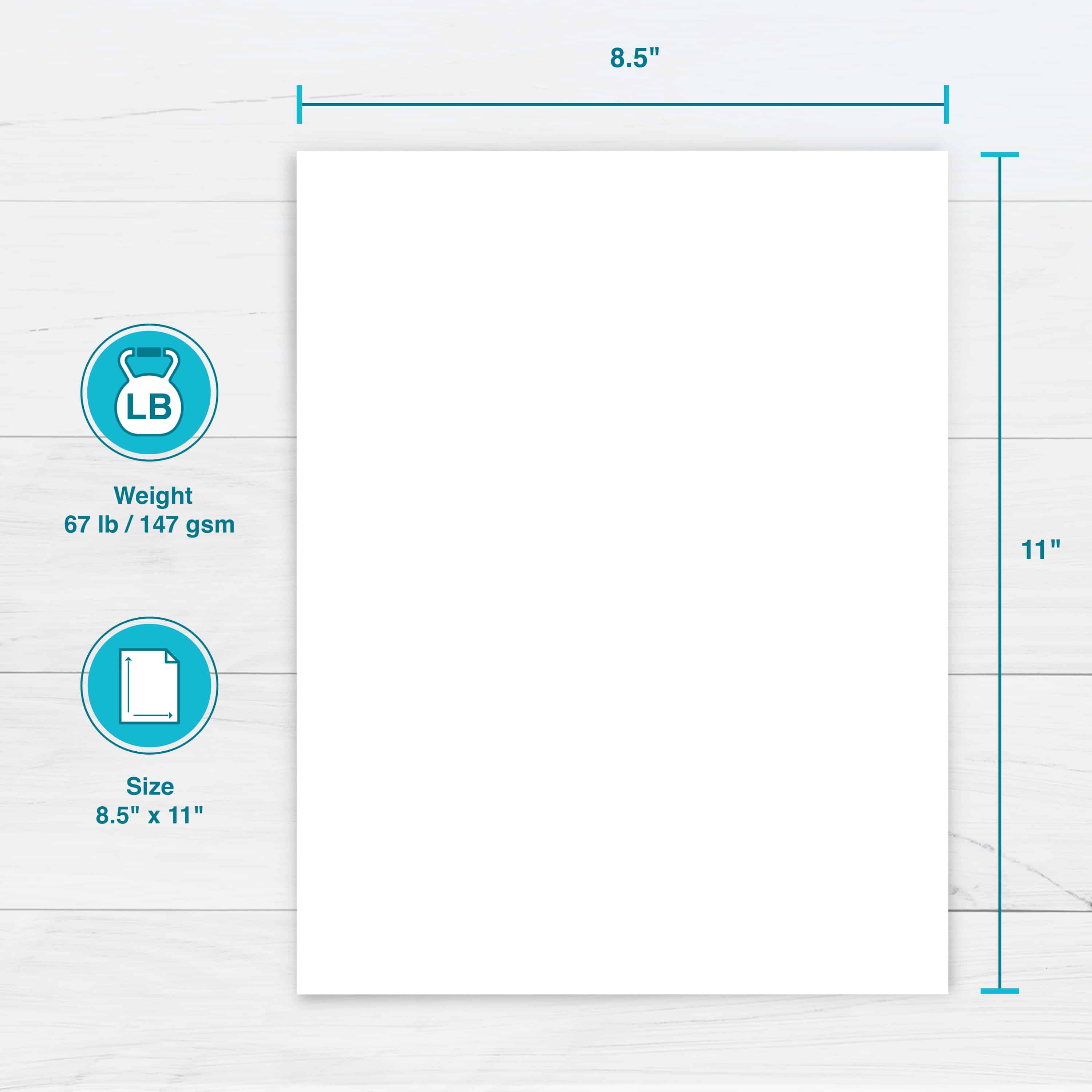 Springhill Ivory Lightweight Cardstock – 67lb – 8.5x11 – 50 Sheets – 56000