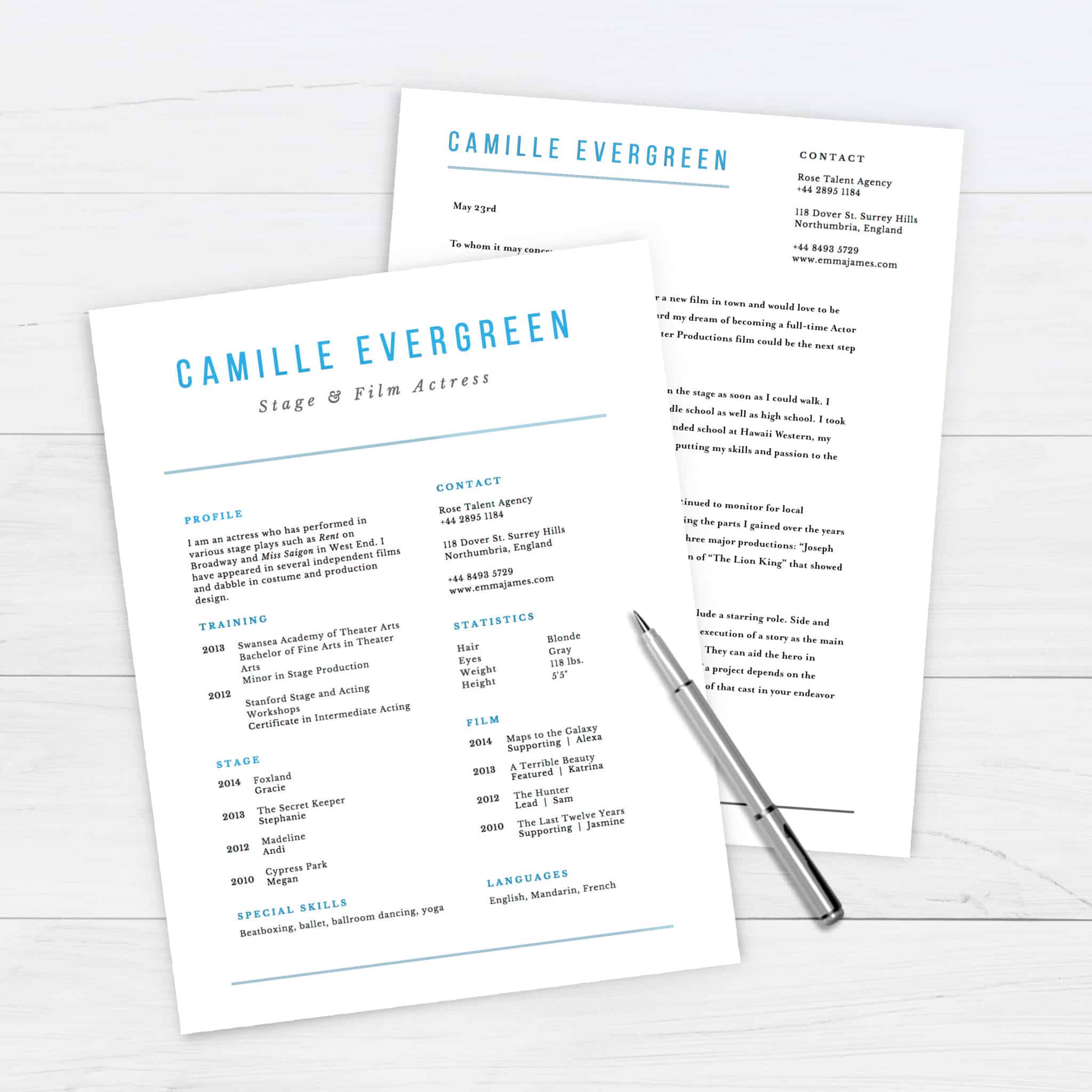 White Resume Paper by PrintWorks Paris Corporation