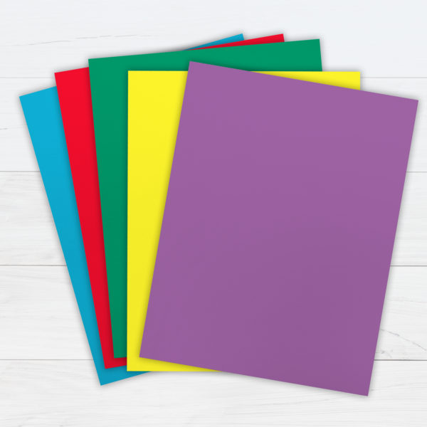 PrintWorks Bright Paper comes in five colors