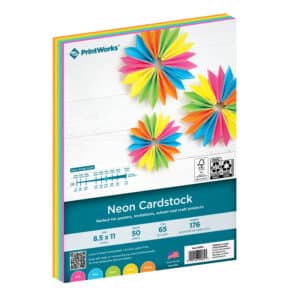 Neon Cardstock package 50ct