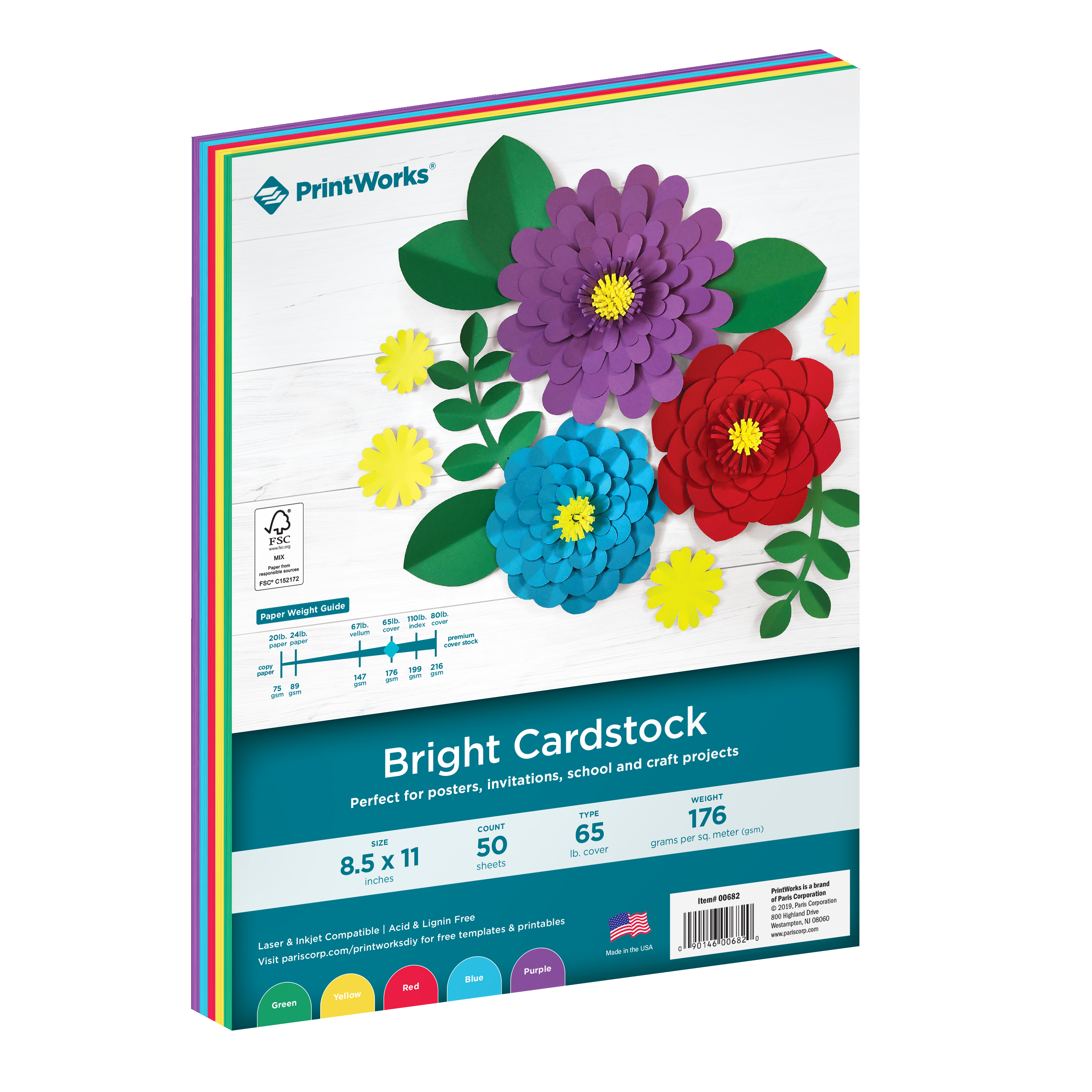 PrintWorks Bright Cardstock