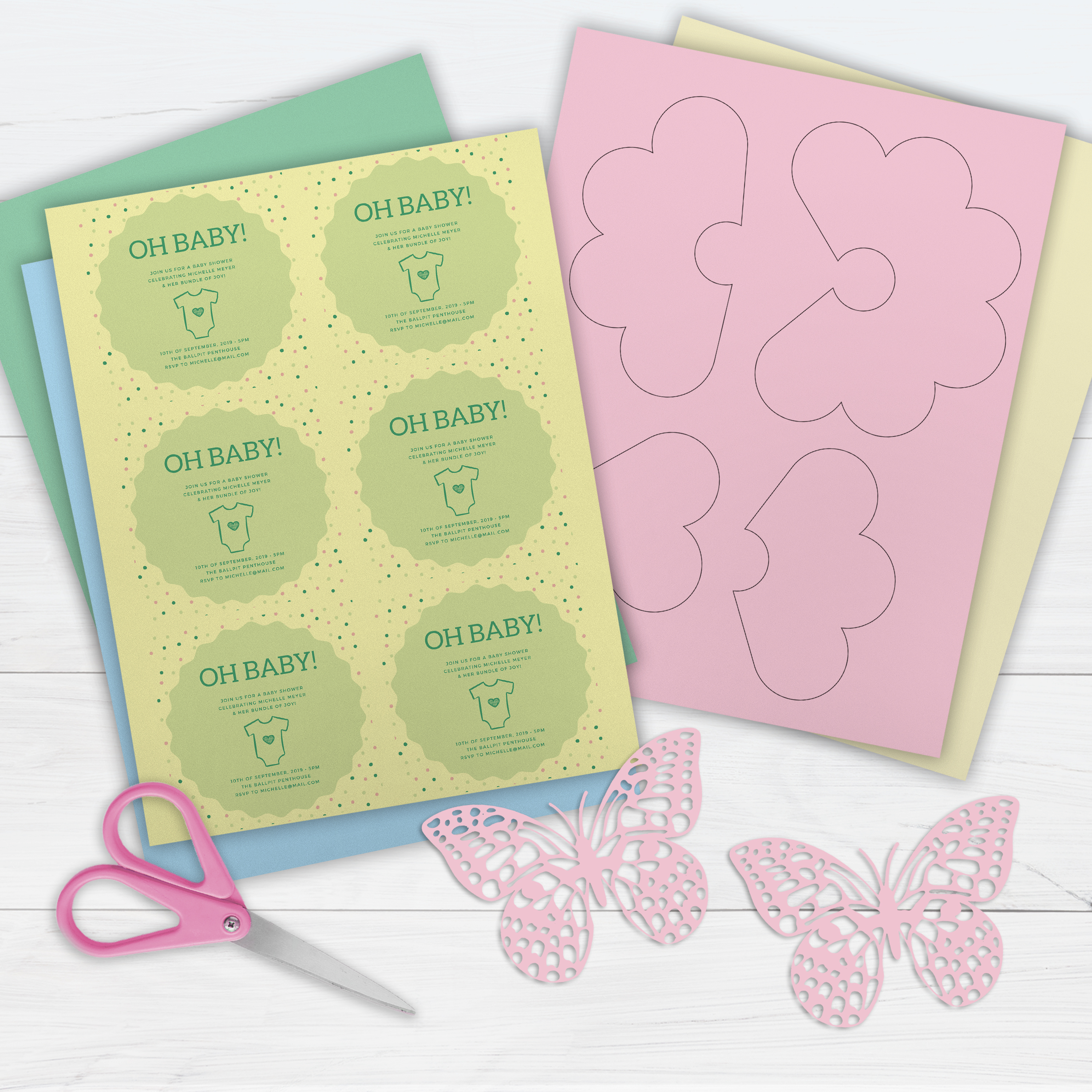 PrintWorks Pastel Cardstock for Craft Projects