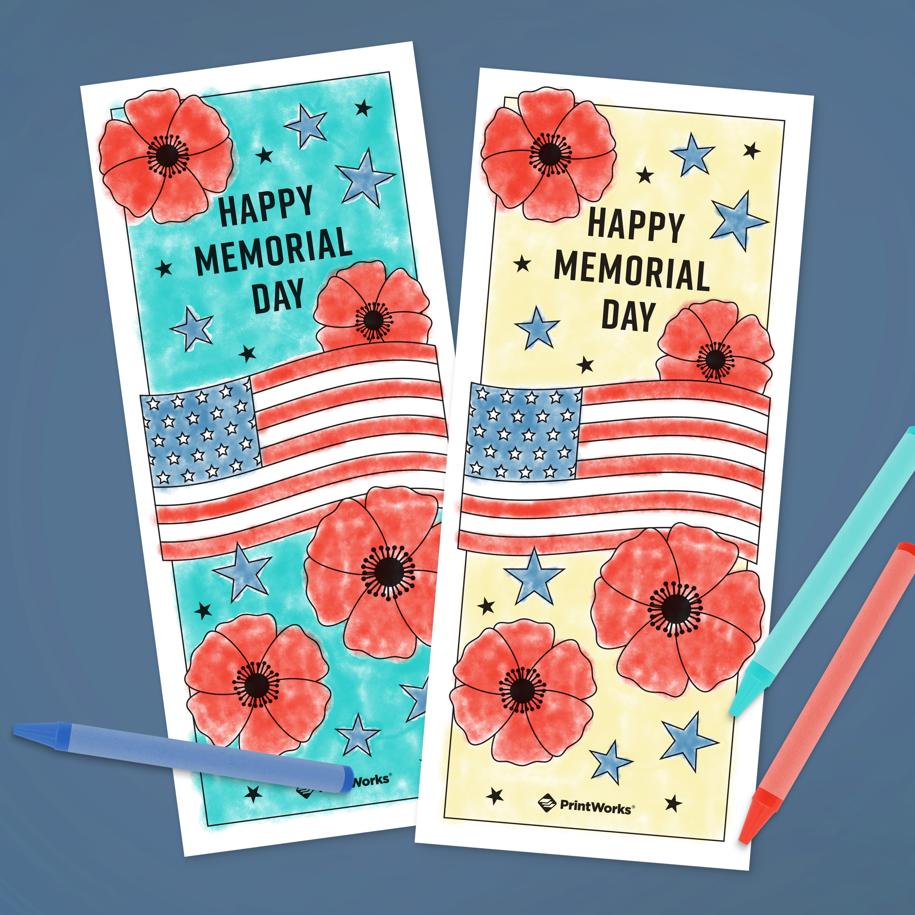 Memorial Day Bookmarks Free Printable Download