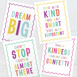 positive quote cards