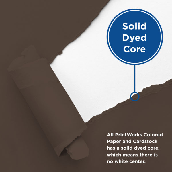 Printworks autumn Cardstock has solid dyed core