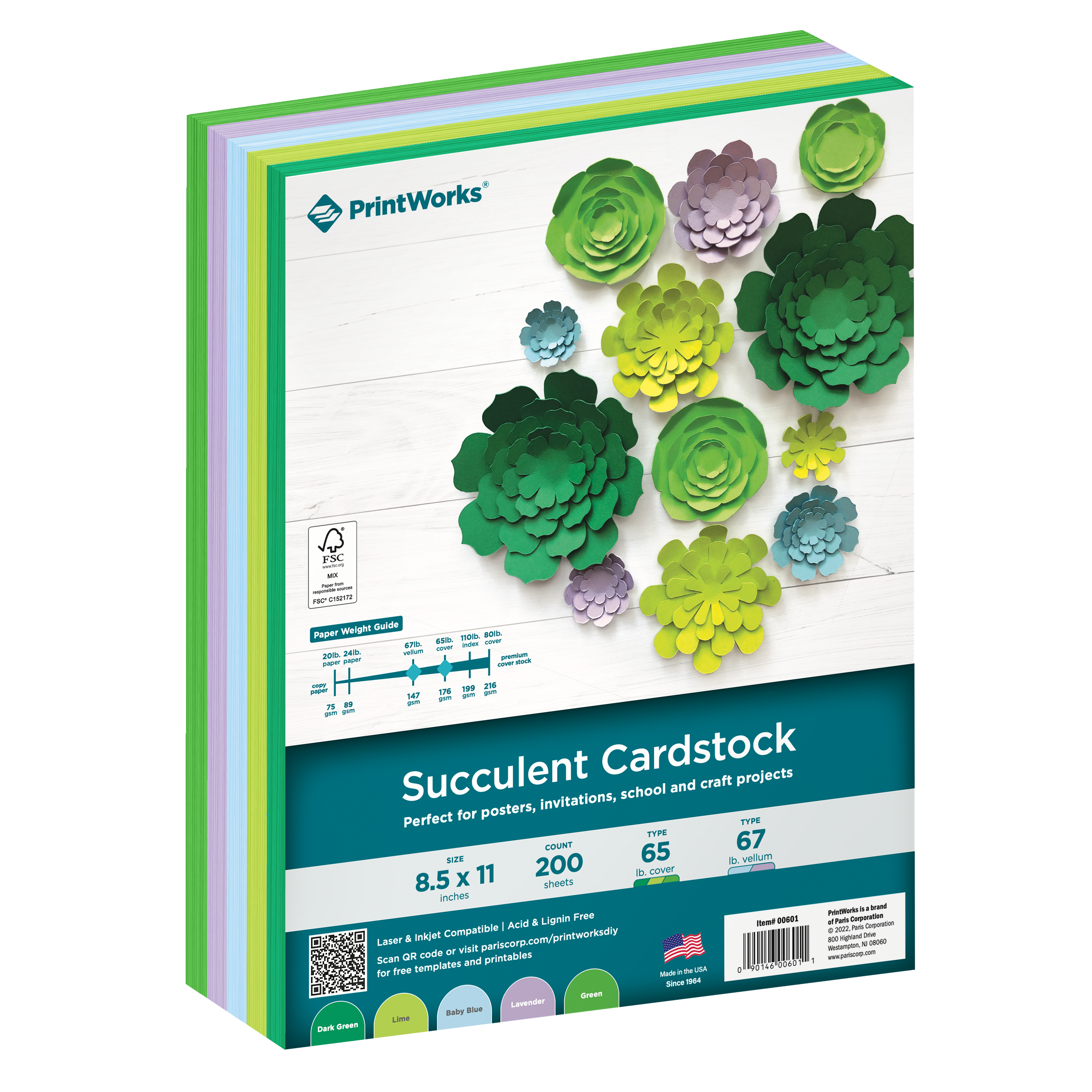 PrintWorks Neon Cardstock