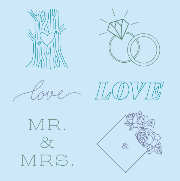 PrintWorks Wedding Embroidery Designs