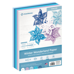 Printworks Tropical Paper, Assorted Colors, 8.5 x 11, 300 Sheets