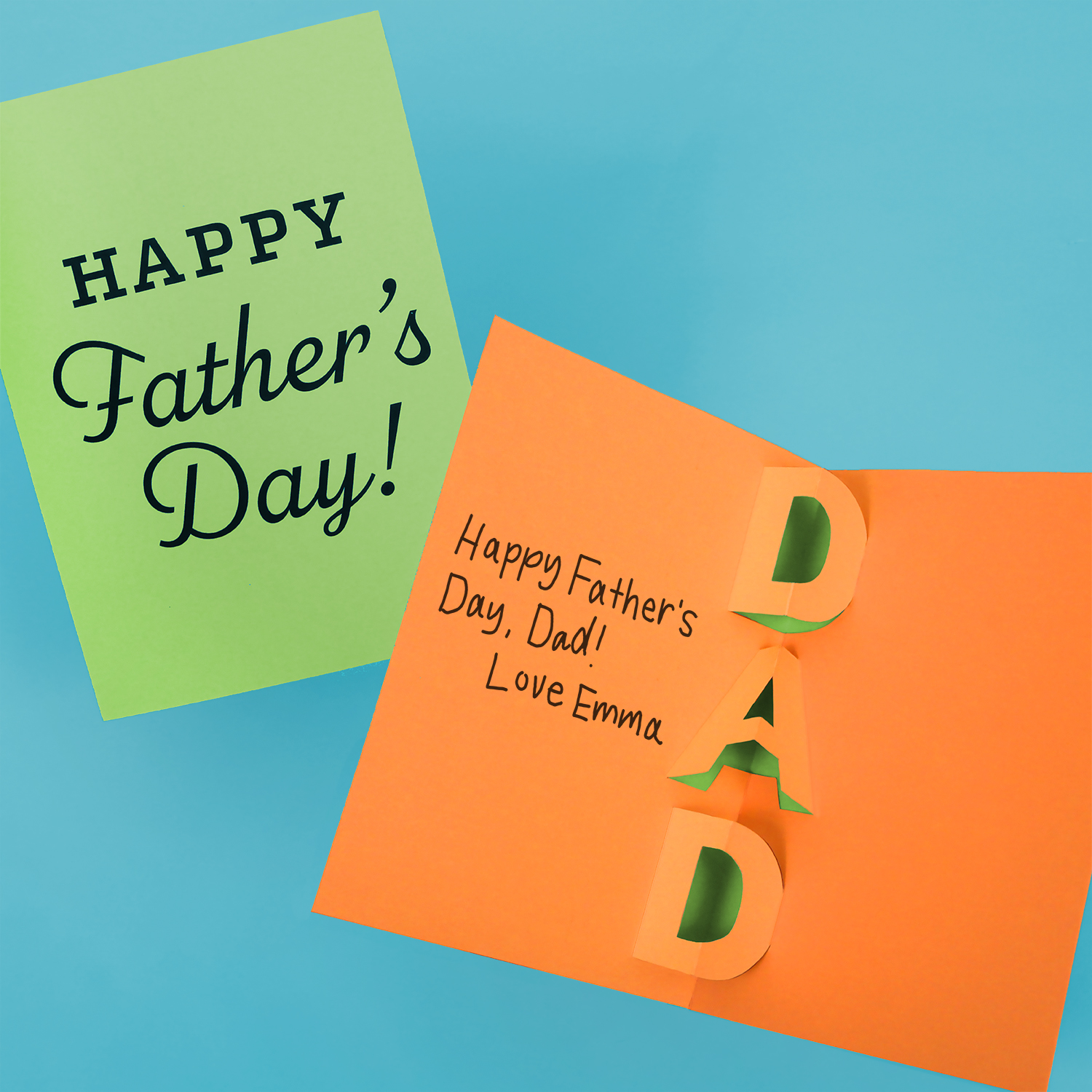 Printable Father's Day Pop Up Card