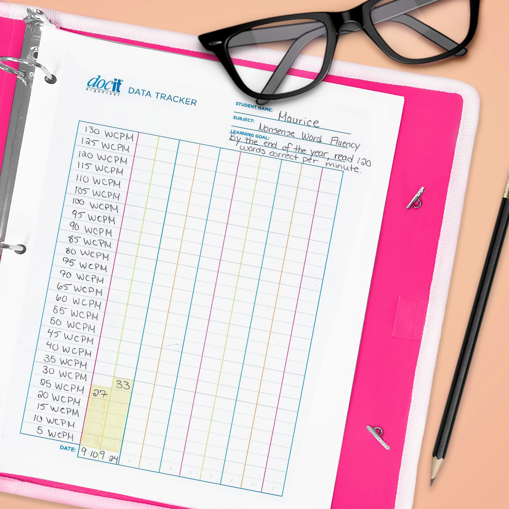 Student Data Tracker Template Free Printable Download