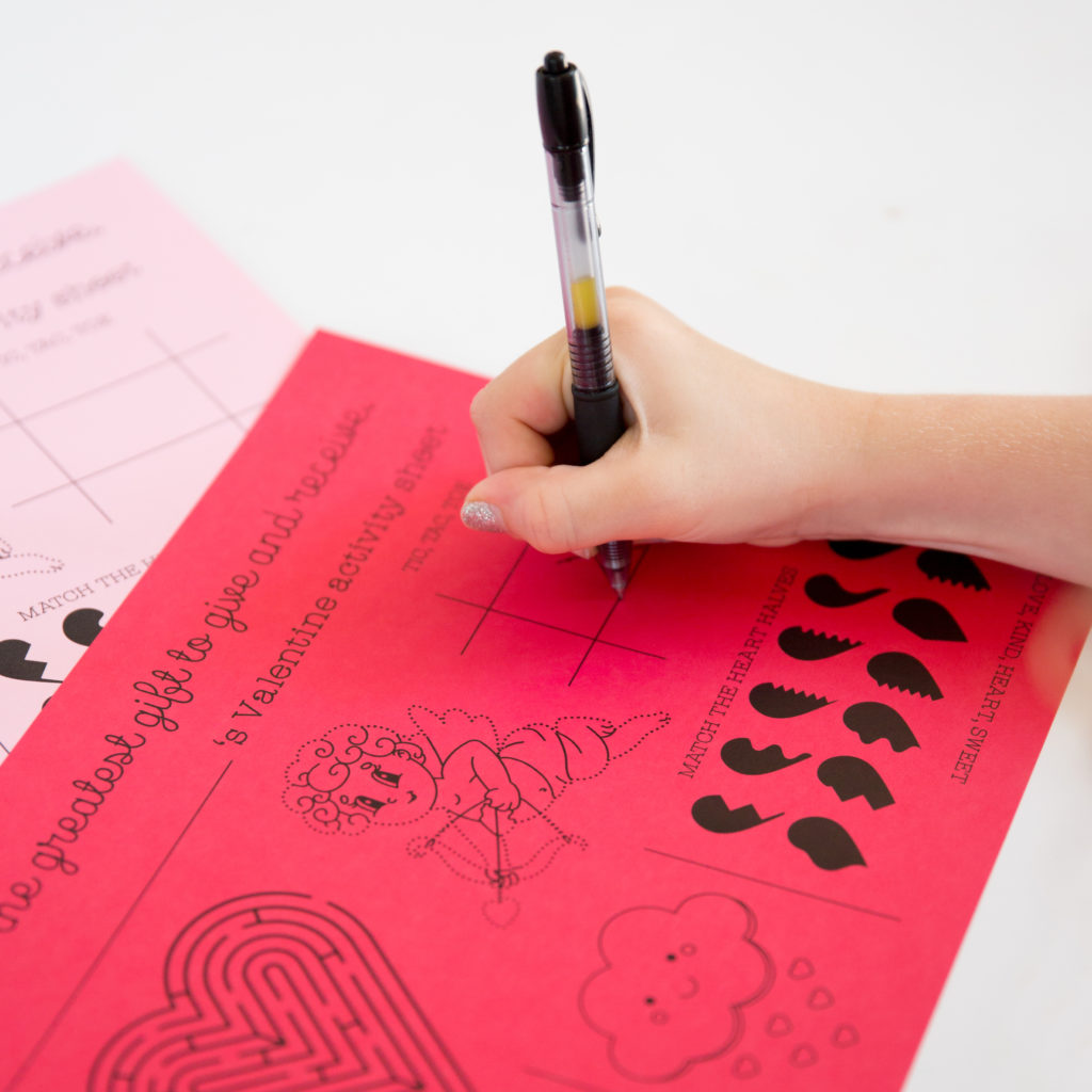Valentine Activity Sheet - Free Printable Download