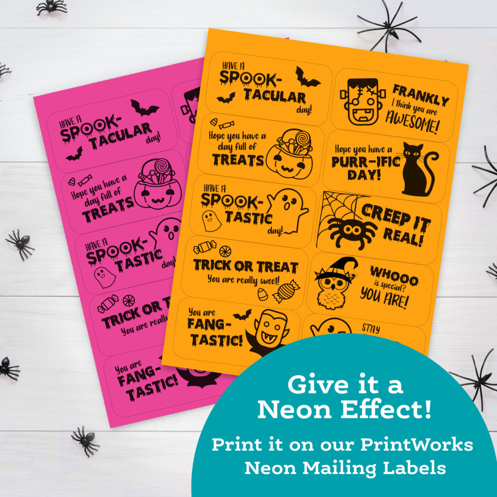 Halloween Spooktastic labels - Free Printable Download