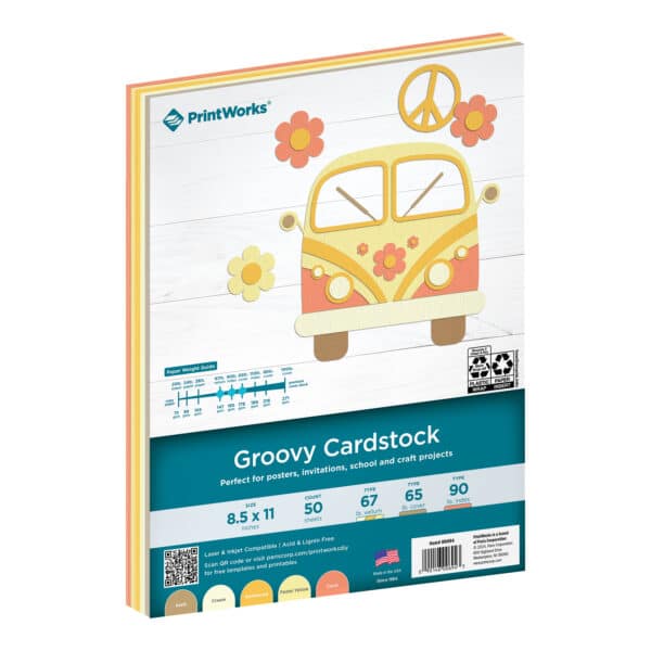 Groovy Cardstock pack