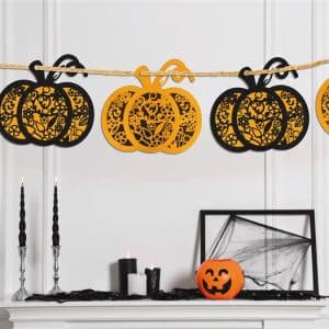 Halloween Pumpkin Craft Garland