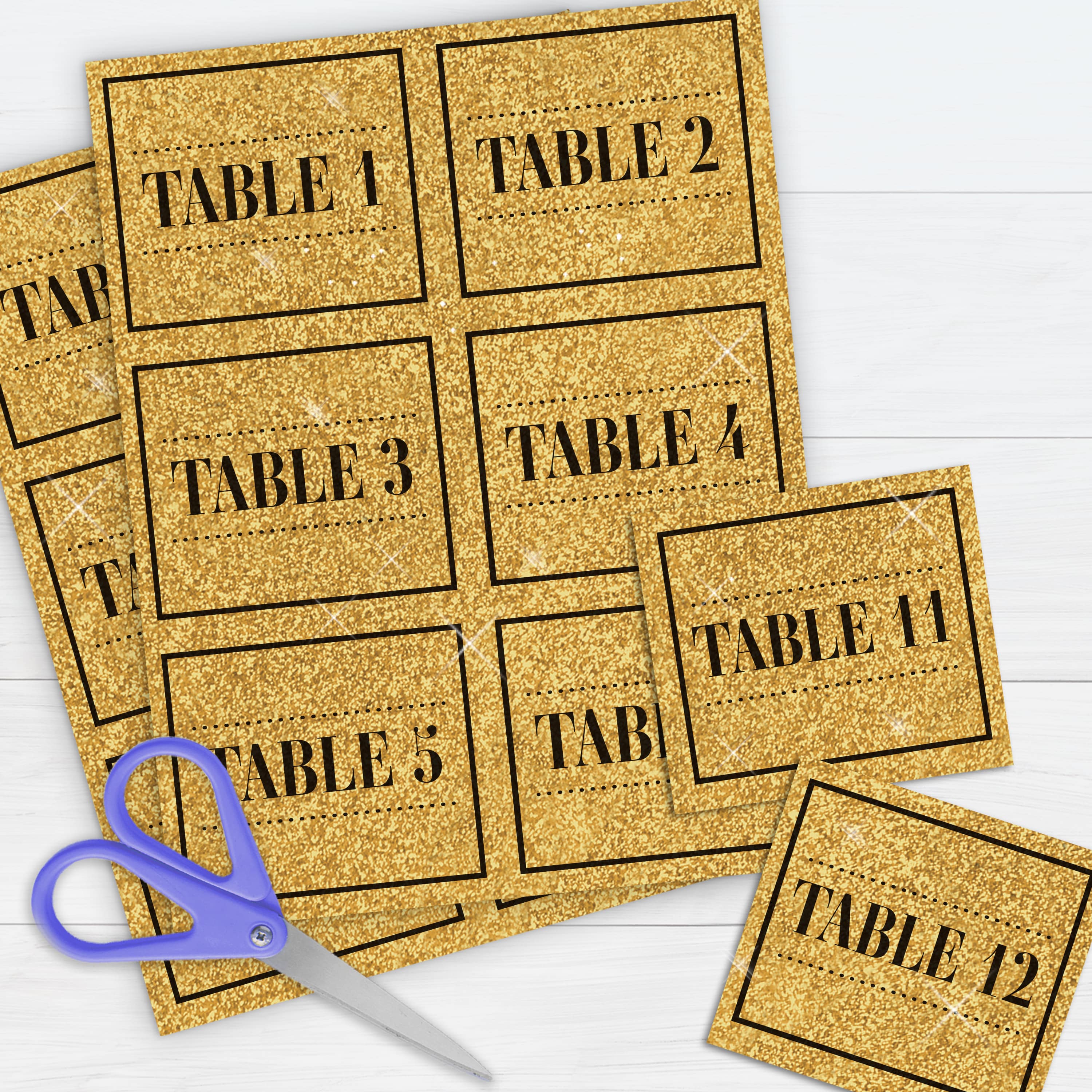 Crafted by PrintWorks Silver & Gold Glitter Cardstock - Image 6