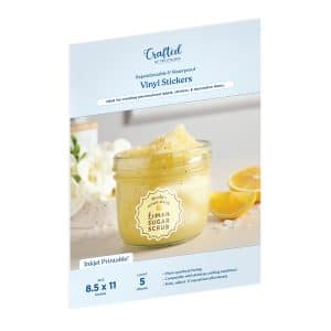 Crafted by PrintWorks Vinyl Stickers